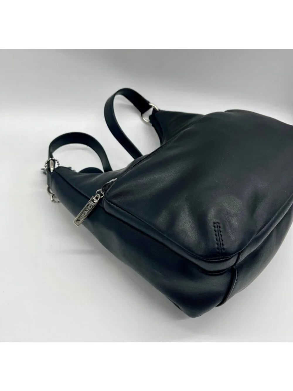 Giani Bernini Nappa Black Leather Hobo Bag